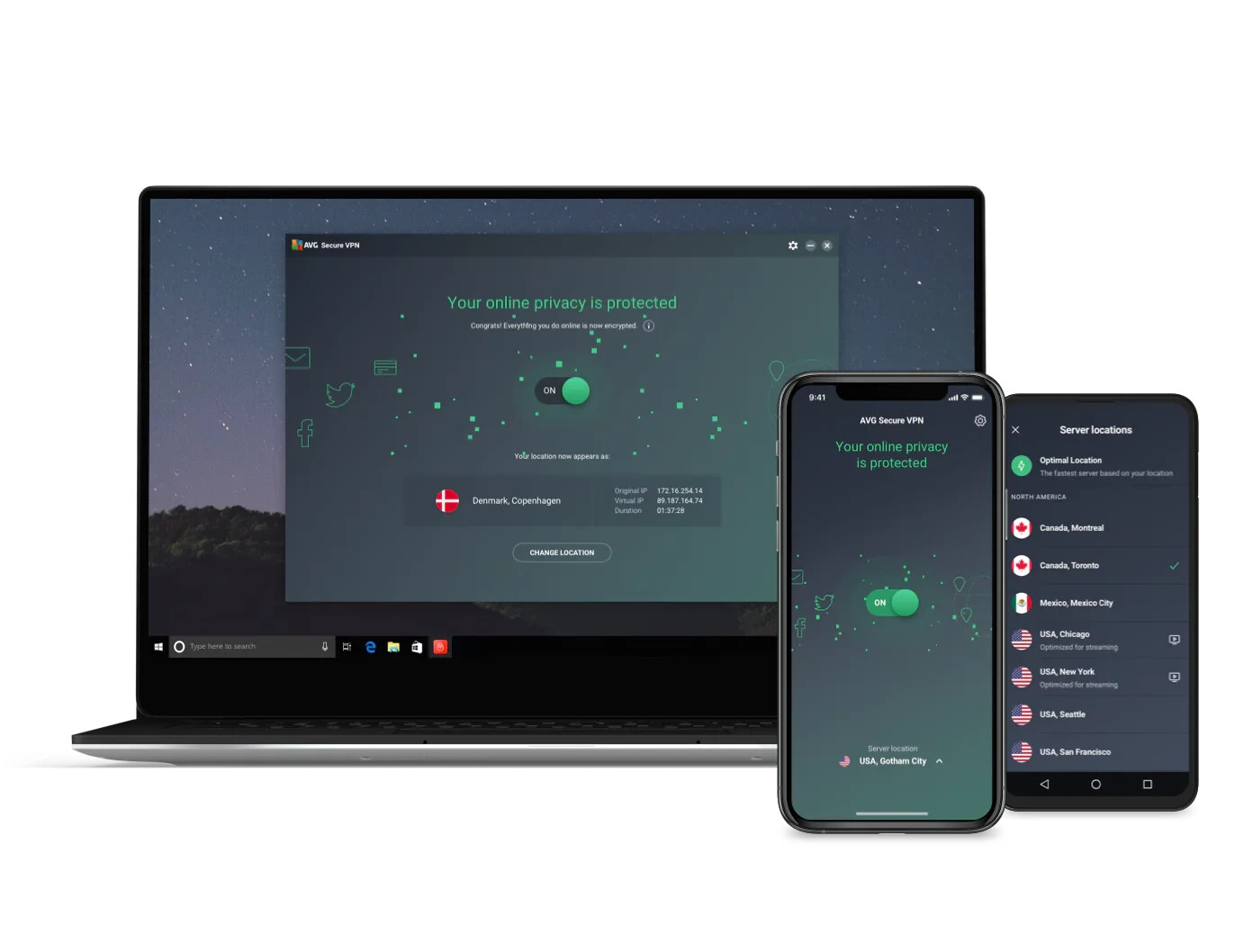 AVG Secure VPN 2024 Multi-Devices 10 Devices 1 Year – Delivery by EMAIL