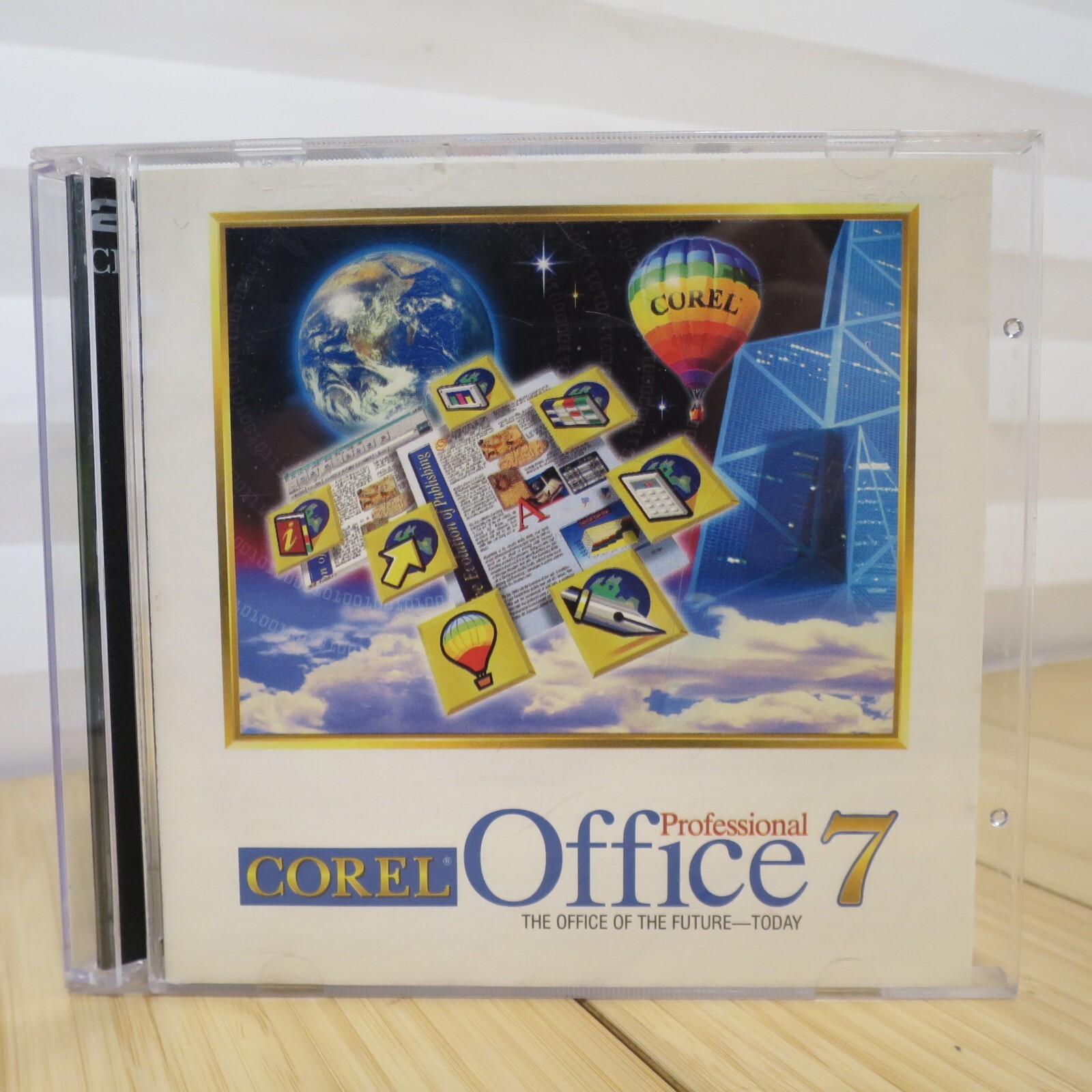 1996 VINTAGE Corel Office 7 Professional for Windows 95 – 2 CD Set