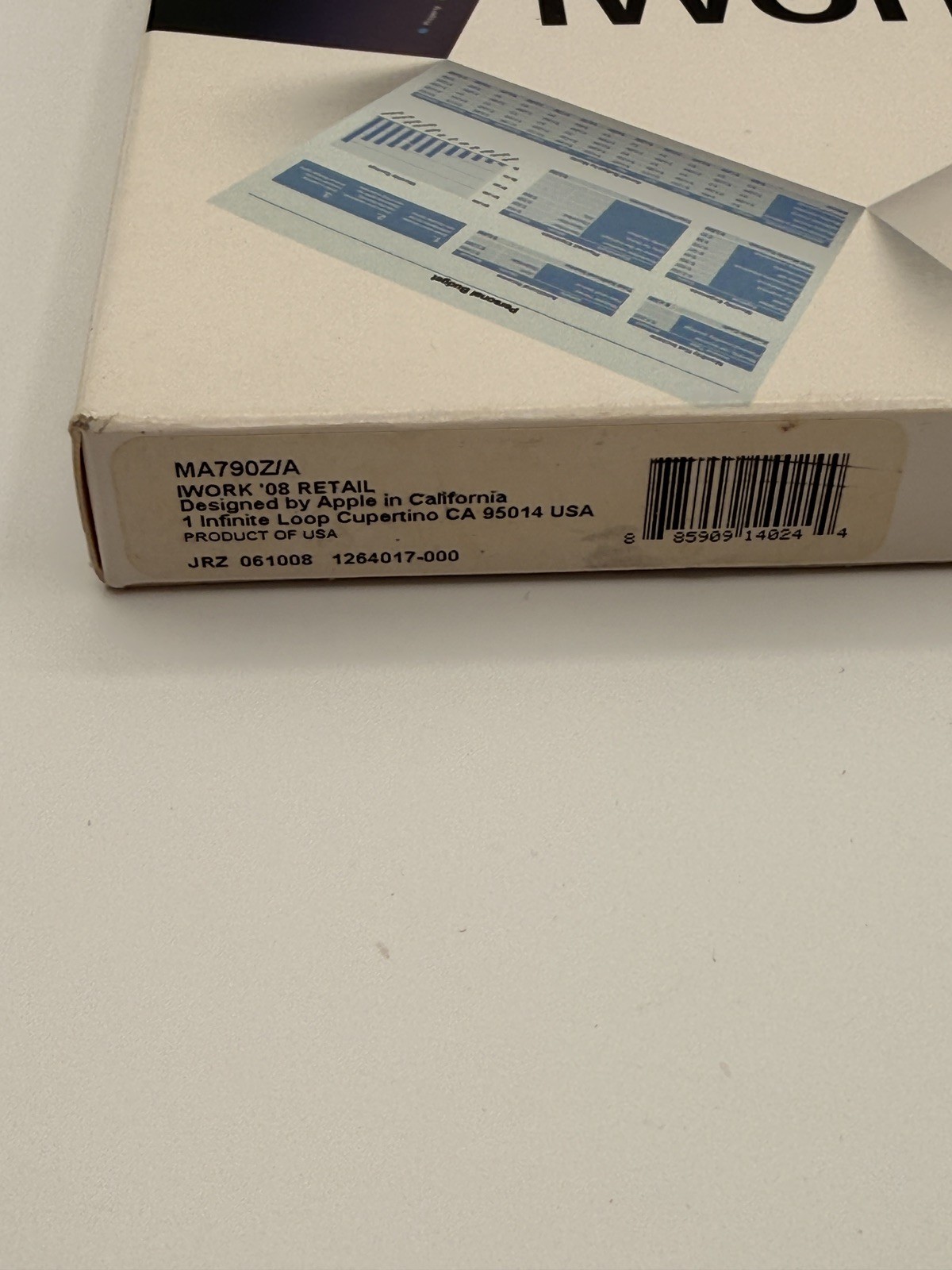 “BRAND NEW” iWork ’08 Includes Keynote’08,Pages’08, Numbers’08 MA79Z0 /A SEALED