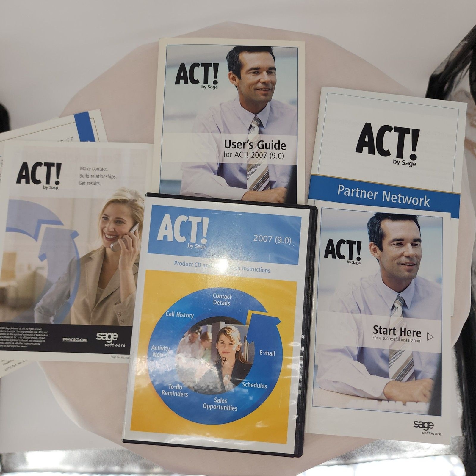 ACT! by sage contact & customer manager 2007 version 9 for windows 2000/XP/Vista