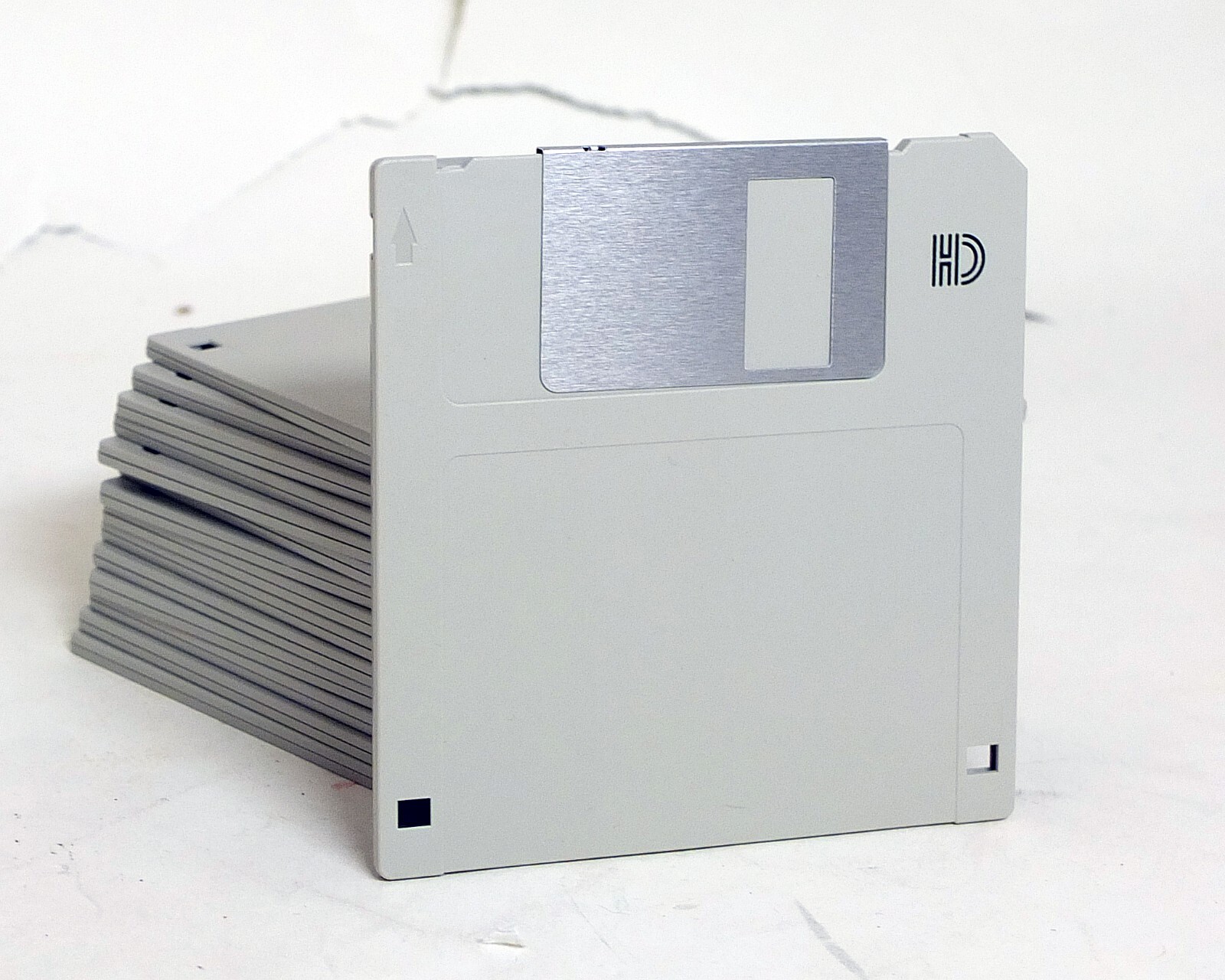 Generic 3.5 3 1/2 Micro Floppy Discs 15x HD Dark Gray