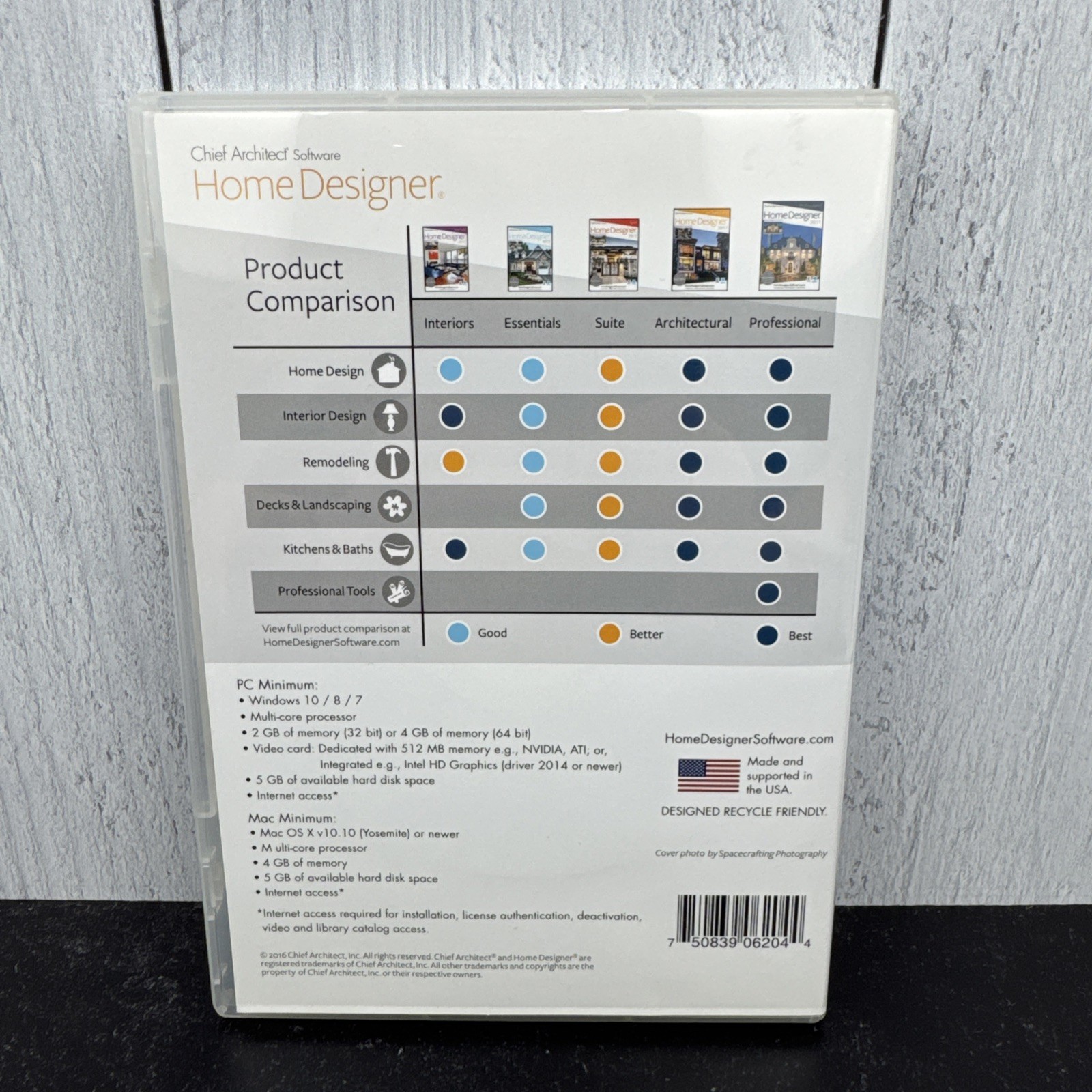 Chief Architect Software: Home Designer Suite 2017 (PC & Mac) DVD Disc