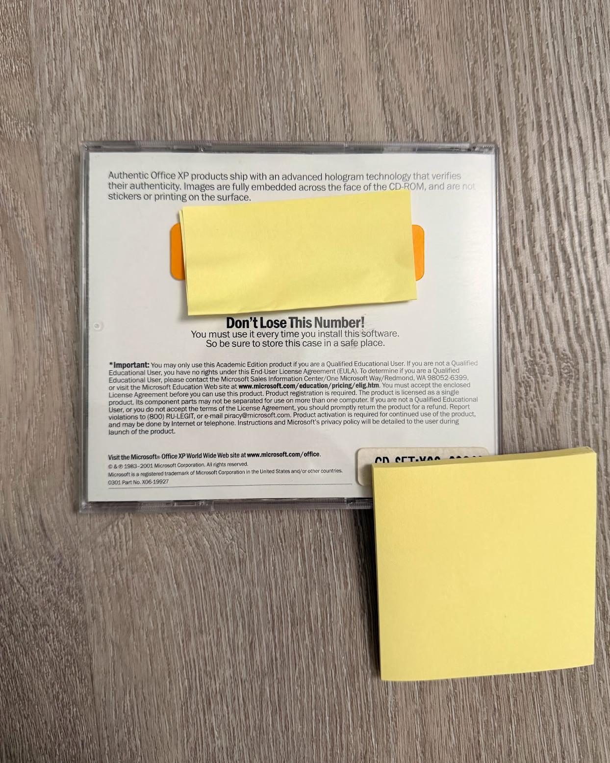 Microsoft Office XP Professional Version 2002 – 2 Discs with Product KEY