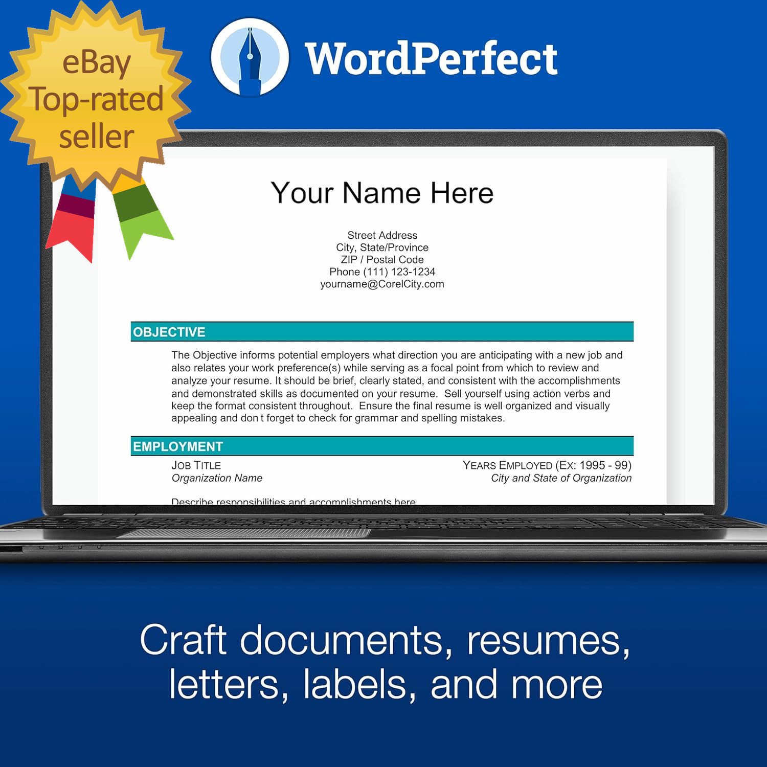 Wordperfect Office Home & Student 2021 | Office Suite of Word Processor, Spreads
