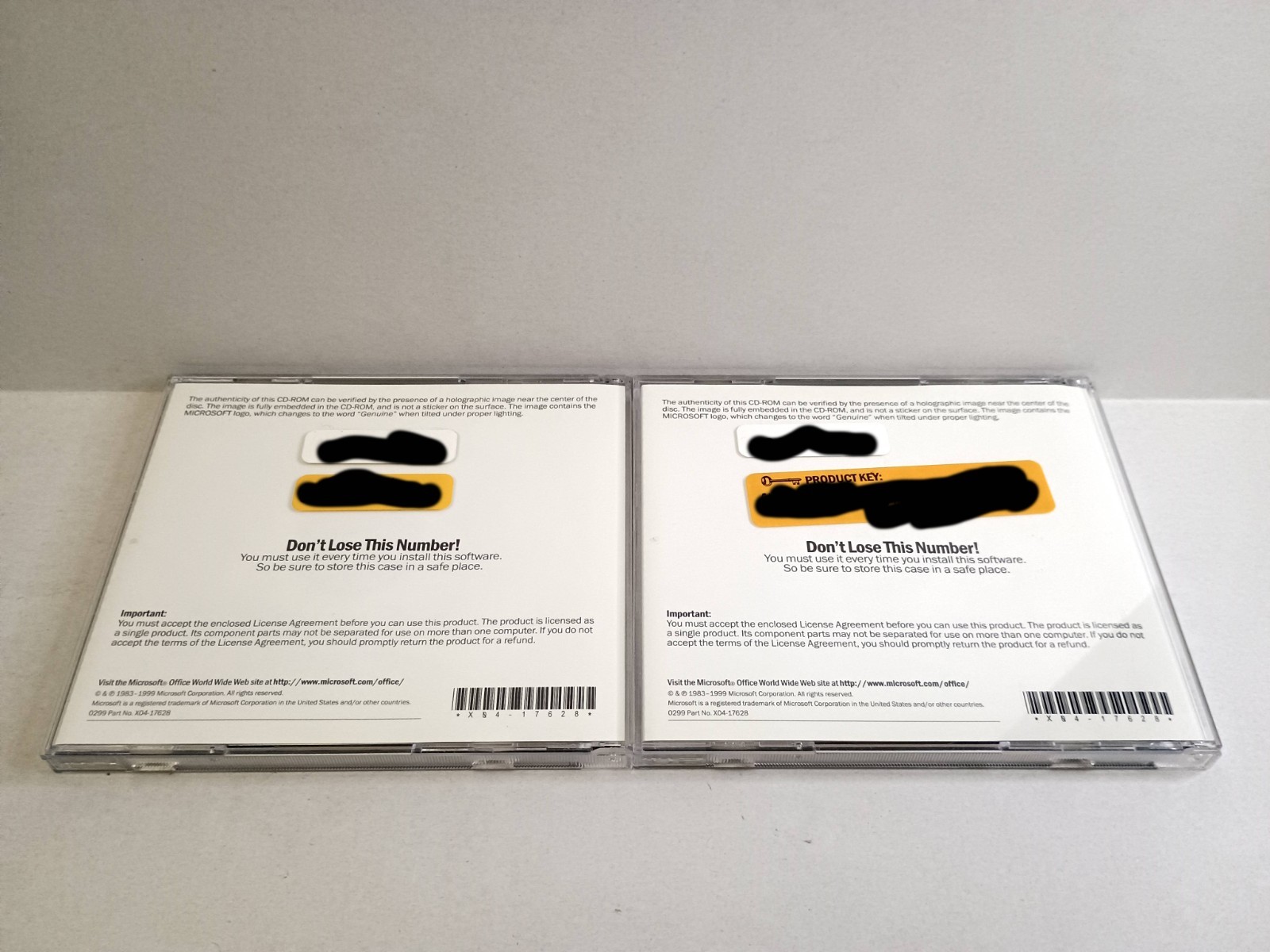 Microsoft Office 2000 Premium + SR-1 Patch – 5 CDs Set With Keys