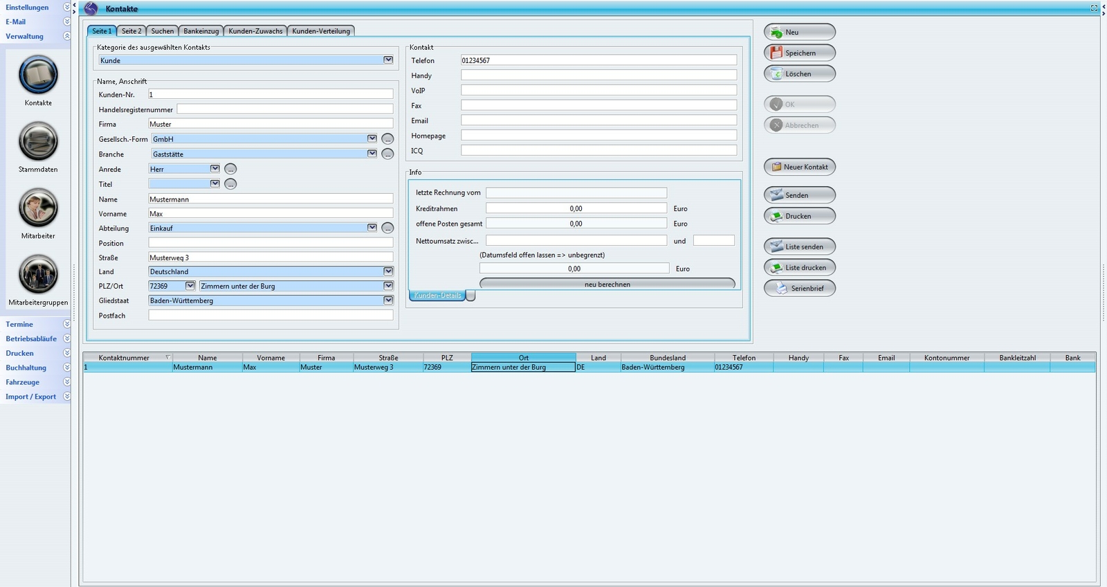 Kurierdienst Business Software Programm,Tourenplan + Rechnungen,Spedition Orga