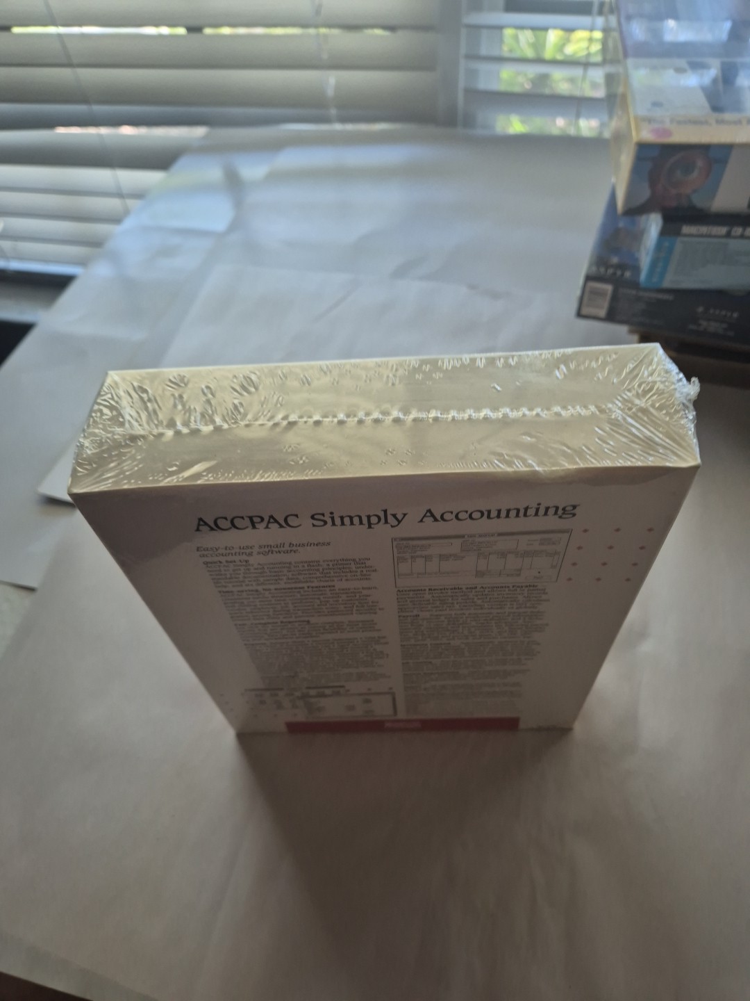 ACCPAC Simply Accounting for Windows, Computer Associates, 1991 Demo Copy SEALED