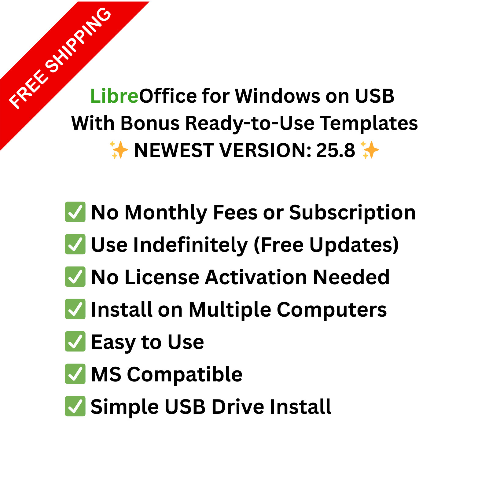 Libre Office Software Suite for Windows-Word Processing-Home-Student-Business