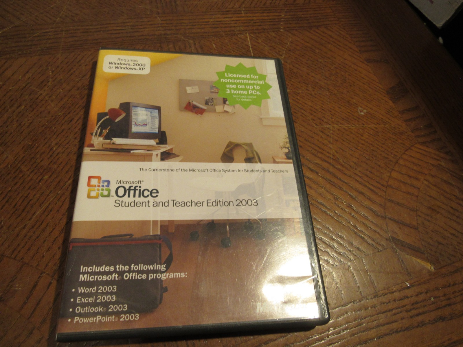 Microsoft Office Student and Teacher Edition 2003 Word Excel With Key OEM